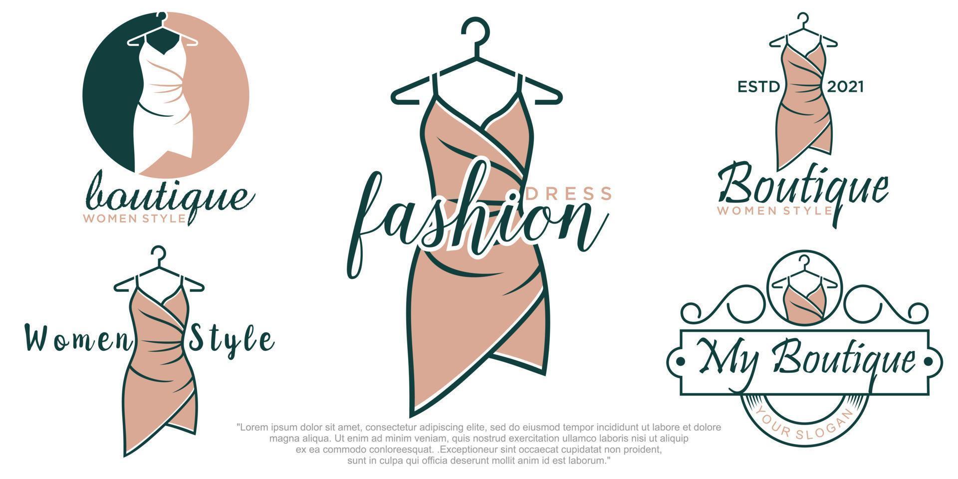 Fashion Logo Vector Art. icon set Logo design Template
