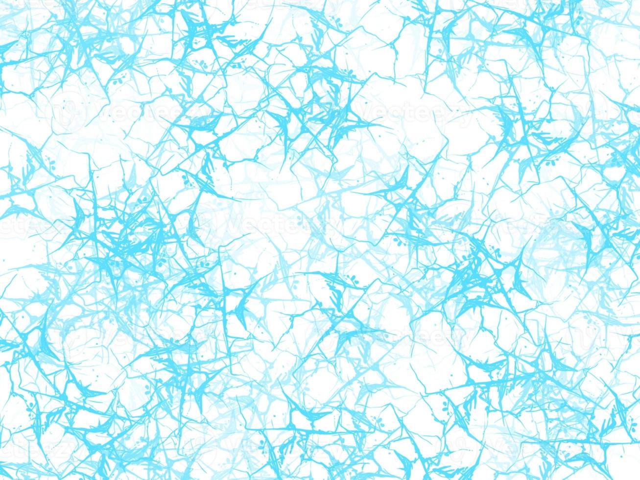 Illustration of a blue cobweb on a white background. Messy delicate patterns photo