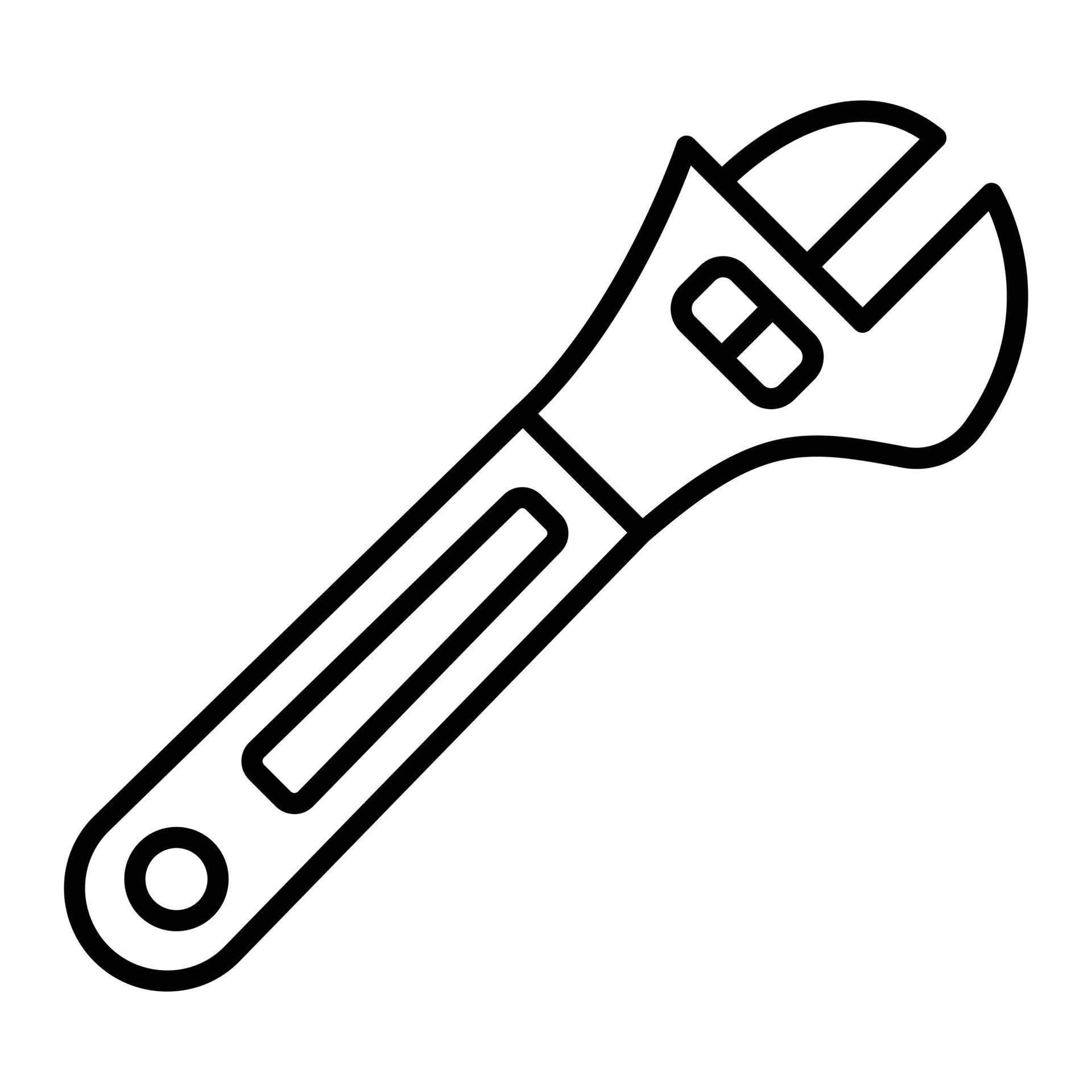 Wrench Line Icon 10571348 Vector Art at Vecteezy
