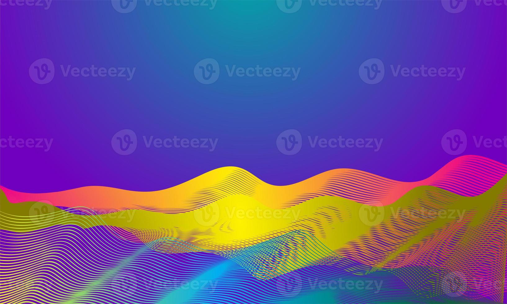 Abstract Background Dynamic style banner design with gradient. Creative illustration for poster, web, landing, page, cover, ad, greeting, card, promotion. photo