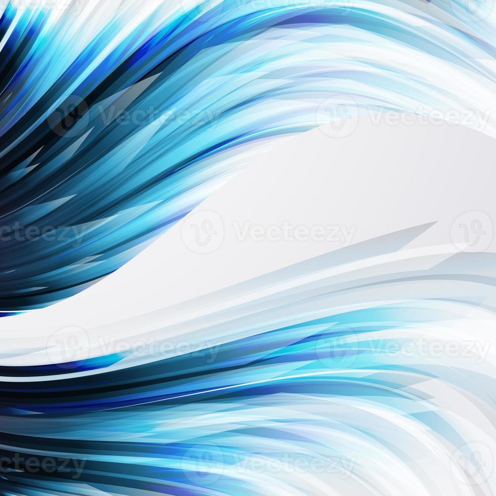 abstract turquoise design elements on a light background. photo