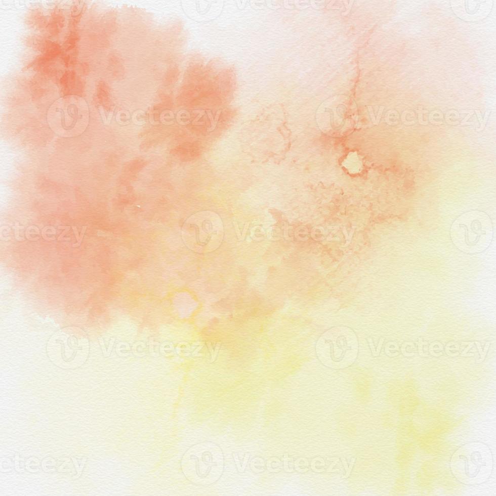 Abstract colorful watercolor horizontal texture rectangle background designed with earth tone watercolor stains photo