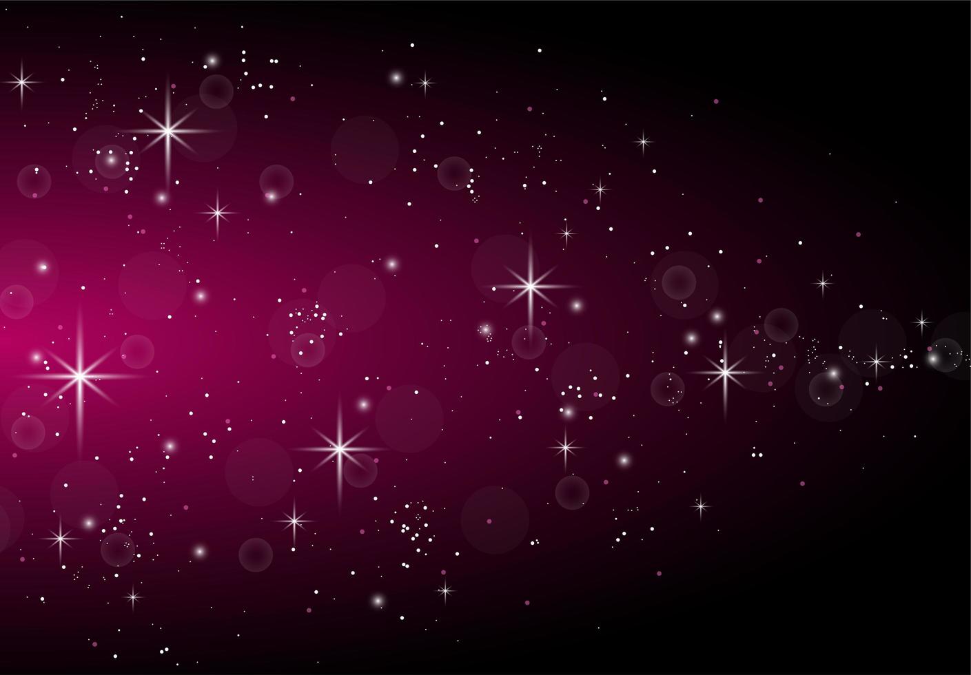 galaxy glitters and bokeh light background design photo