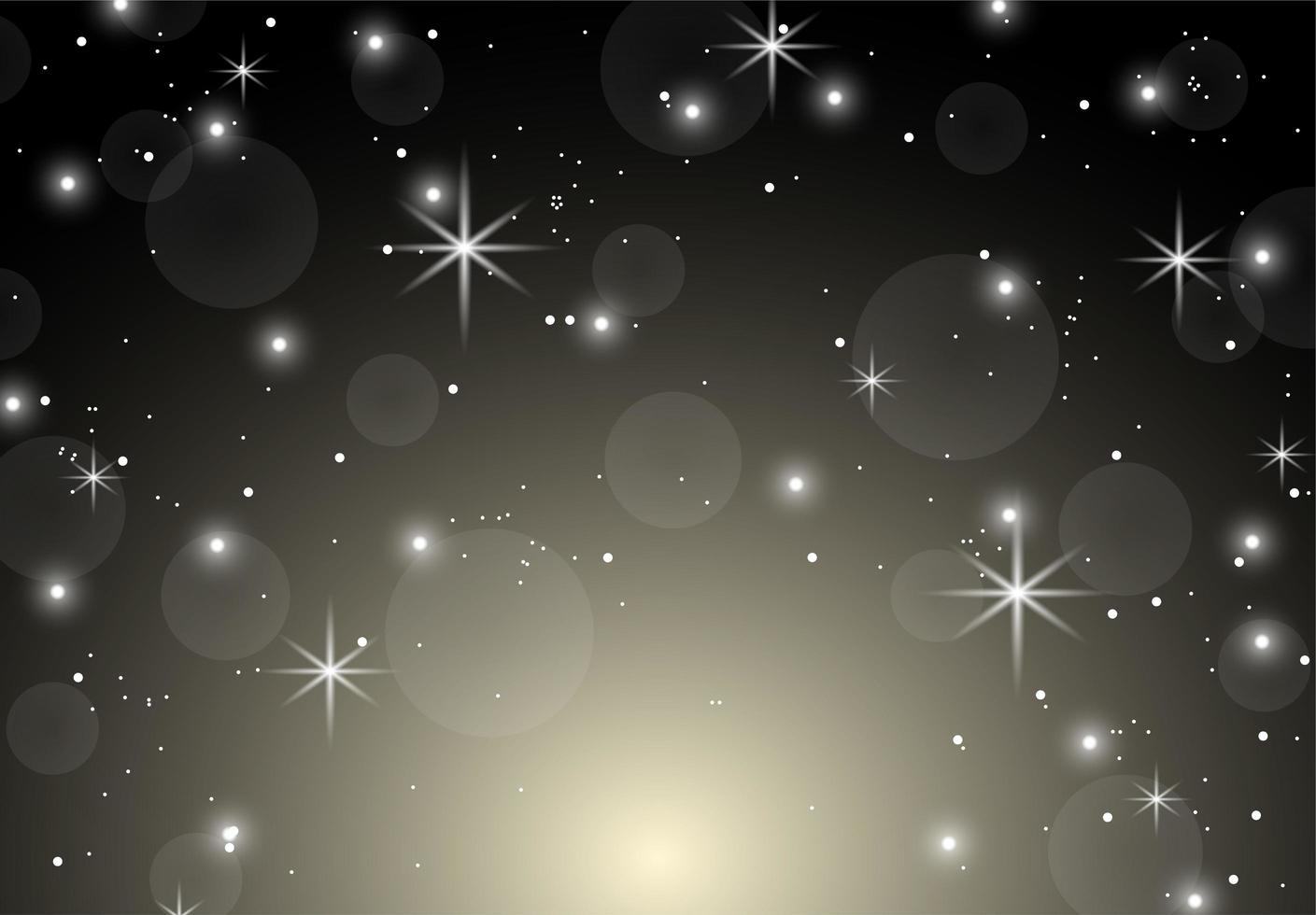 elegant black and white glitters and bokeh light background photo
