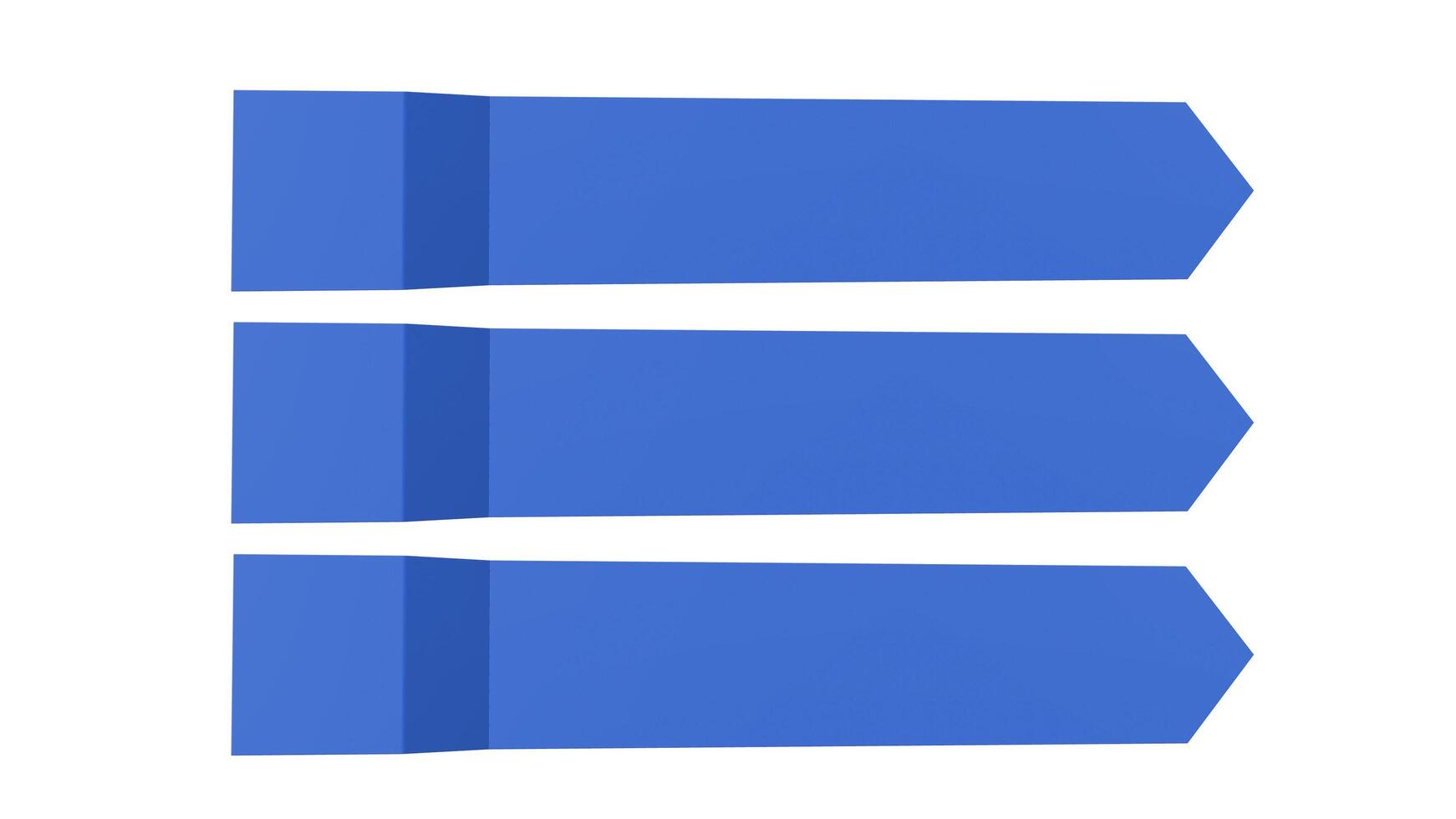 elementos de diseño infográfico con 3 plantillas para diagrama, gráfico, presentación y gráfico. concepto de negocio con 3 opciones, partes, pasos, procesos. Ilustración 3d foto