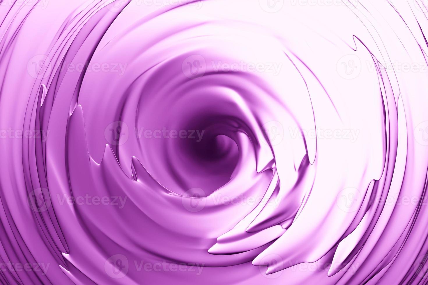 3D illustration of a hypnotic pattern.  Abstract  purple  shimmering circles and glitter. Luxurious background design photo