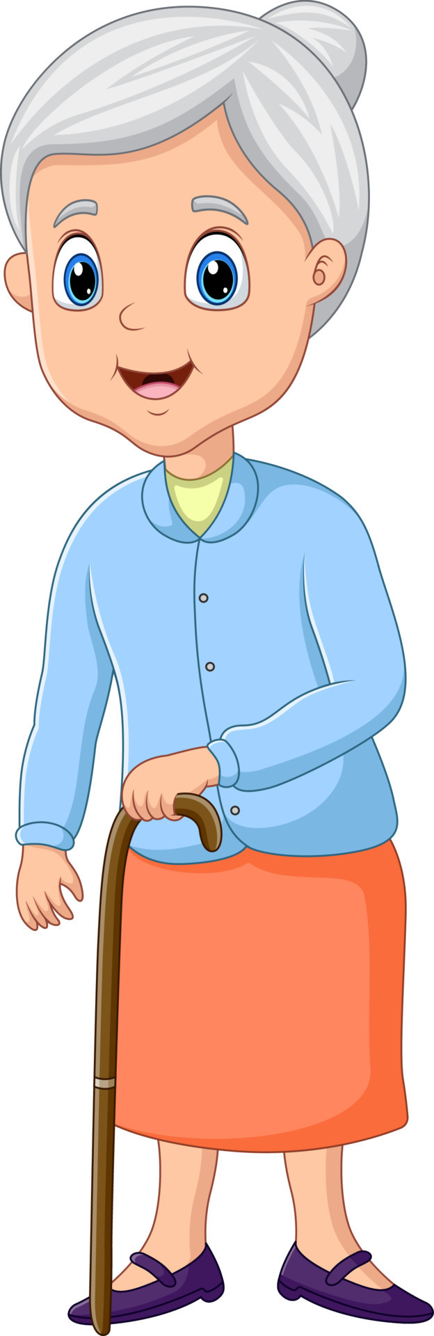 Premium Vector Illustration Of Grandmother Cartoon Se - vrogue.co