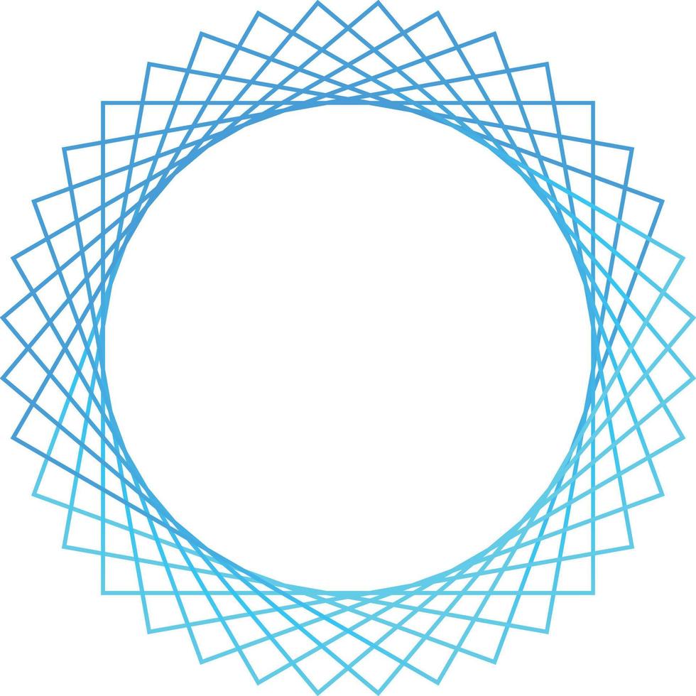 Vector abstract spirograph design