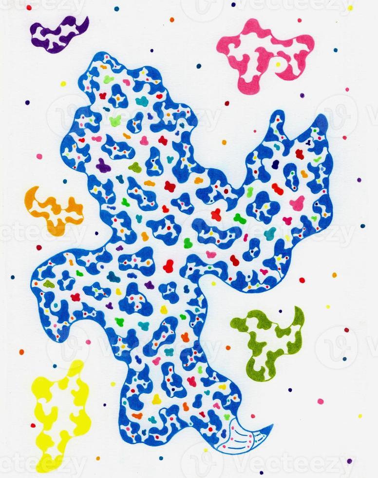 Abstract Background with bright colors photo