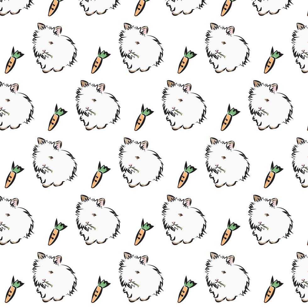 Rabbit pattern background photo