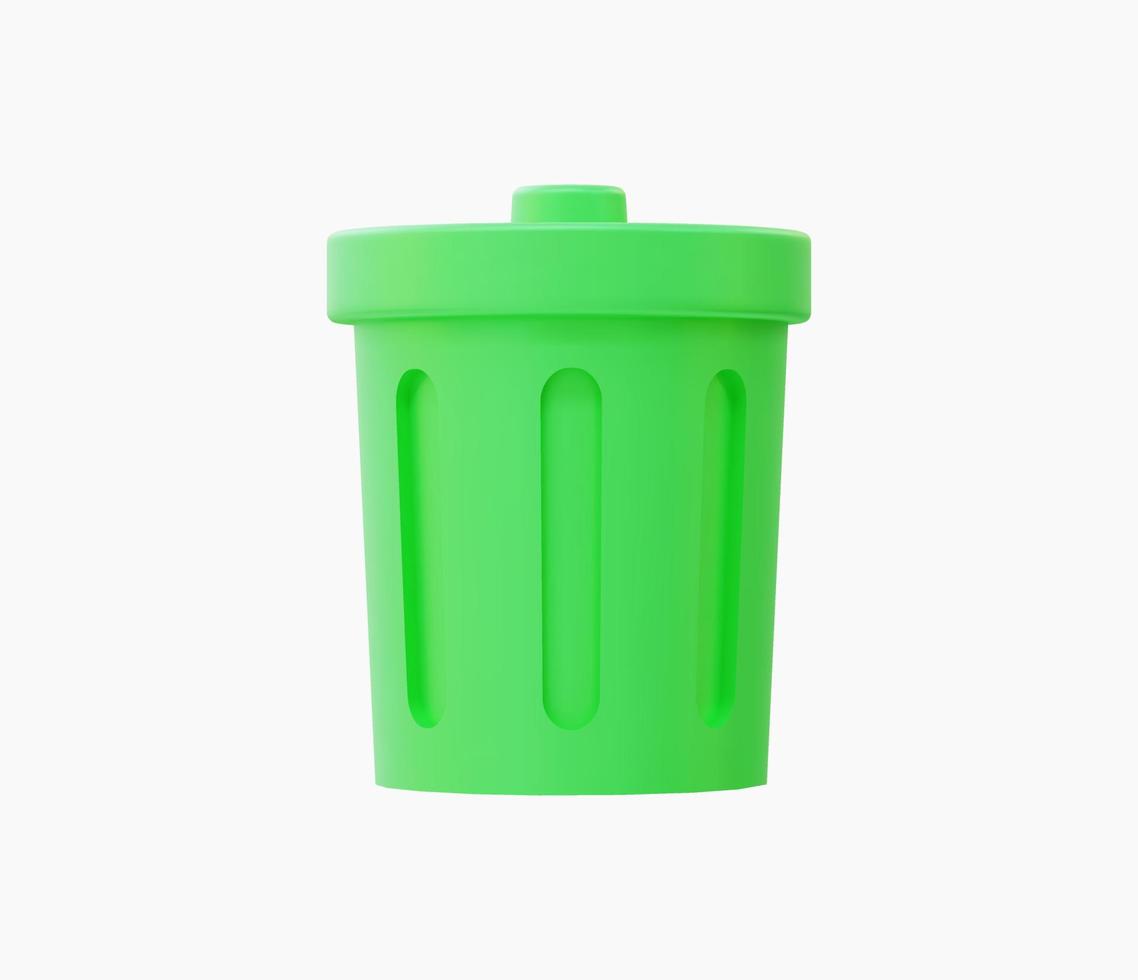 3d Realistic Recycling Icon vector illustration.