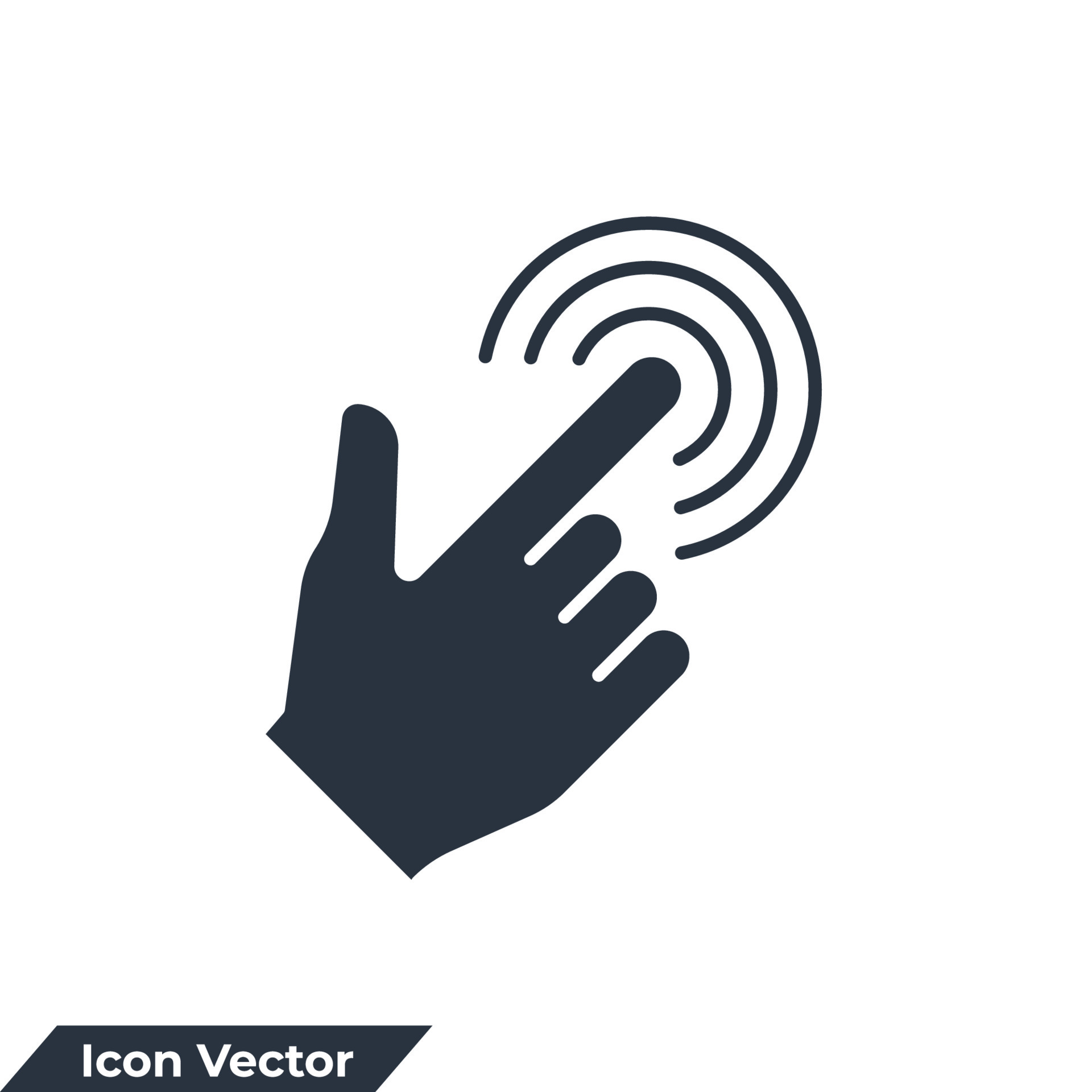 Ilustraci n de vector de logotipo de icono de control interactivo