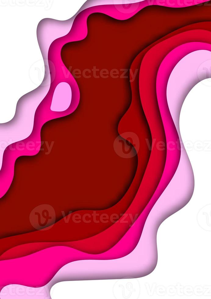 abstract background and paper cut shapes. photo