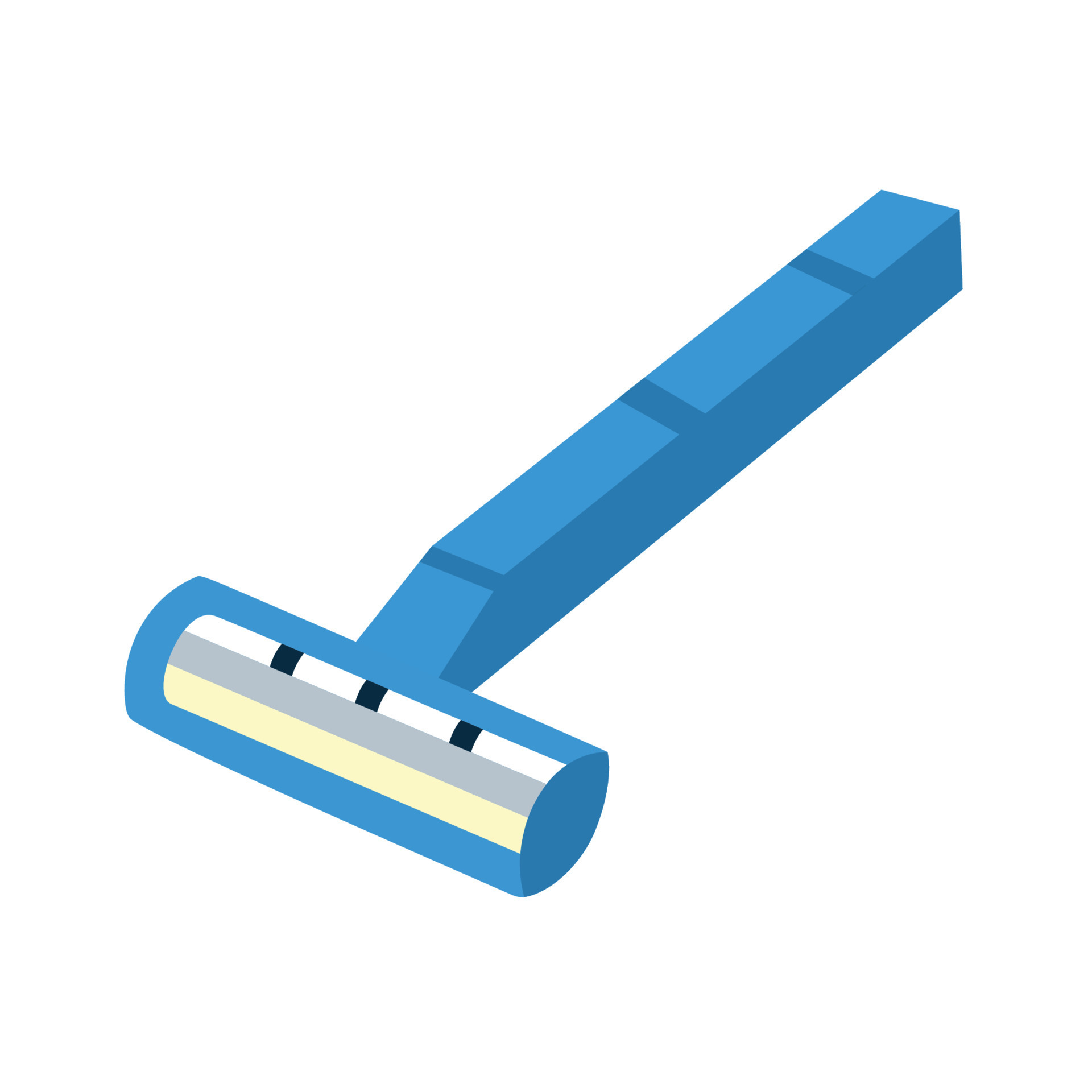 shaving, for shaving beards, as well as leg hair, etc vector