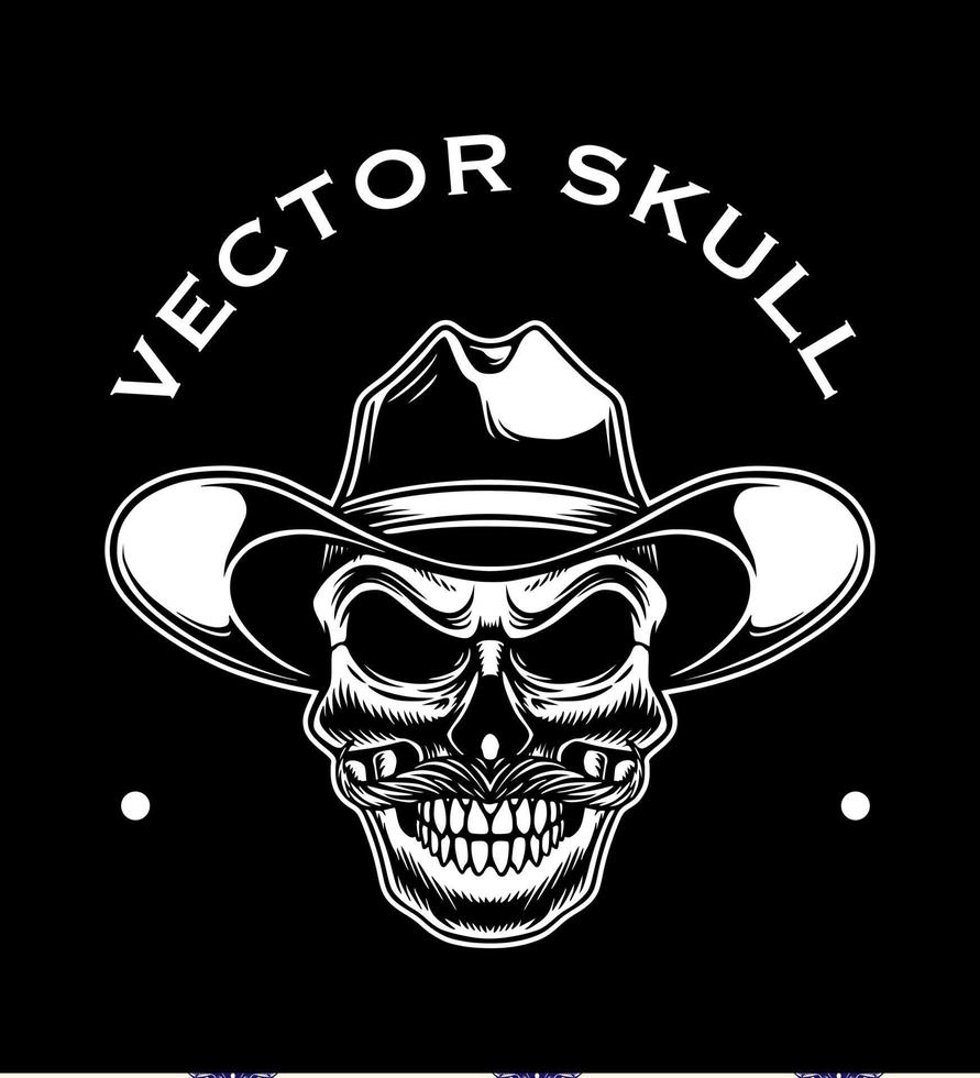 Vector skull logo icon design illustration