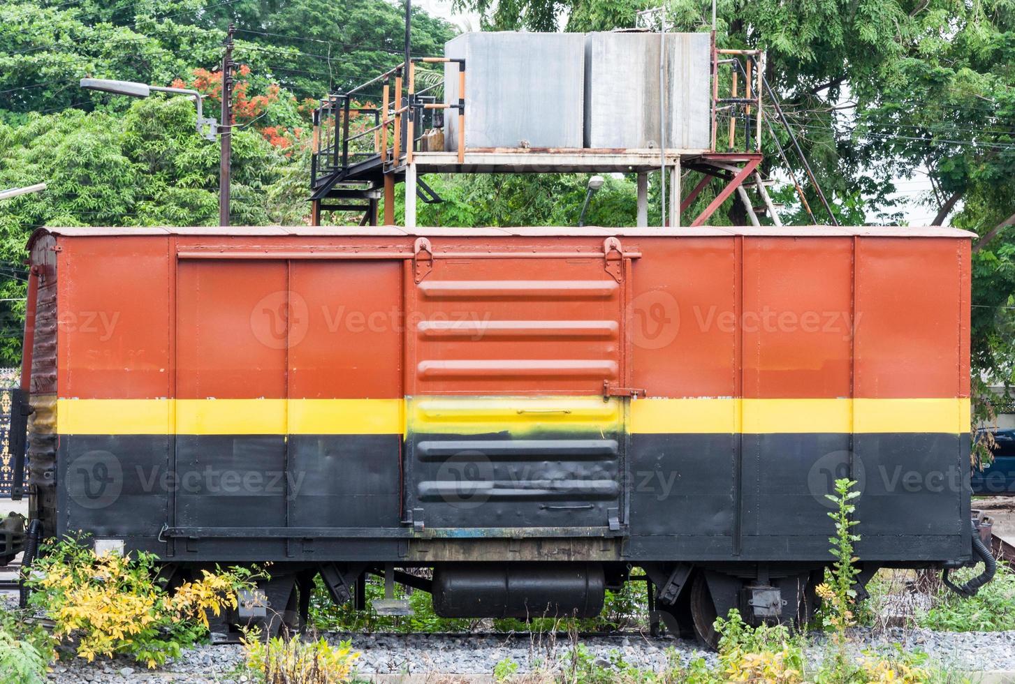 Old container car. photo