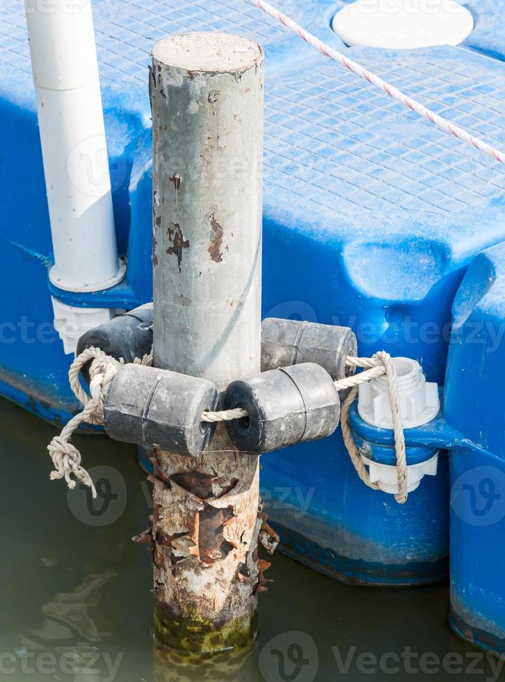 Old pontoon pole photo