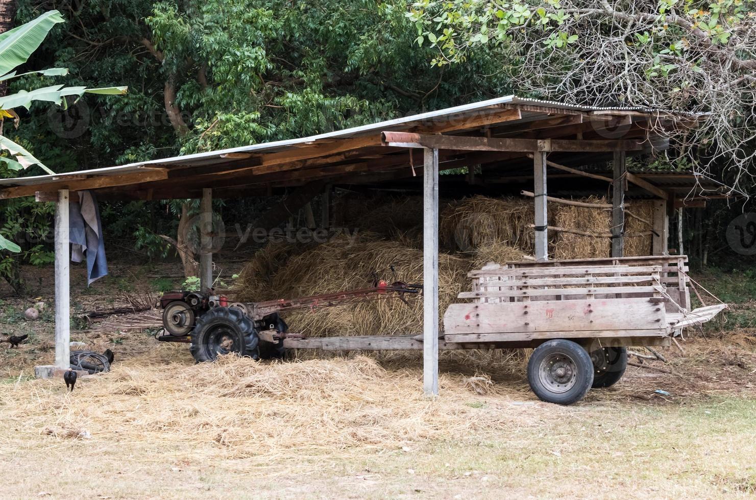 Traditional Thai farm truck. photo