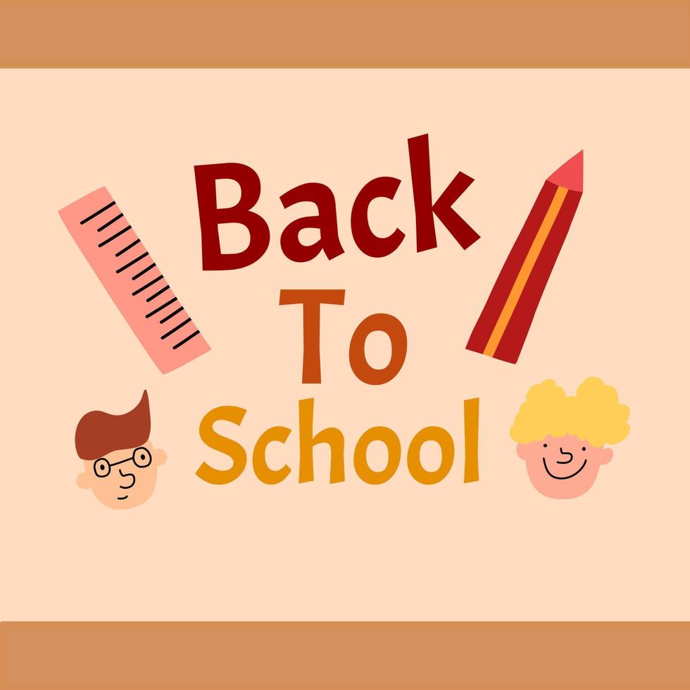 back to school vector