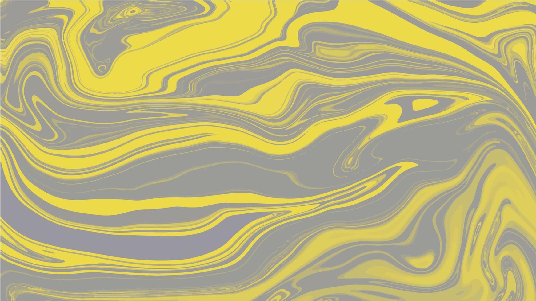 liquid marble color gray yellow abstract vector texture modern background