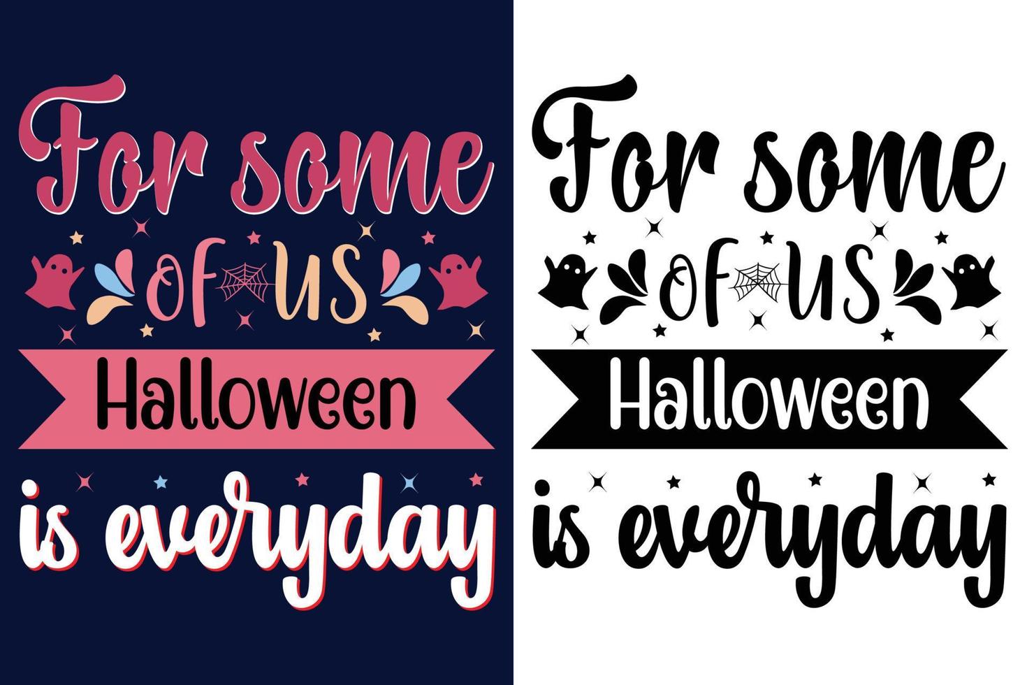 Halloween typography t-shirt design vector