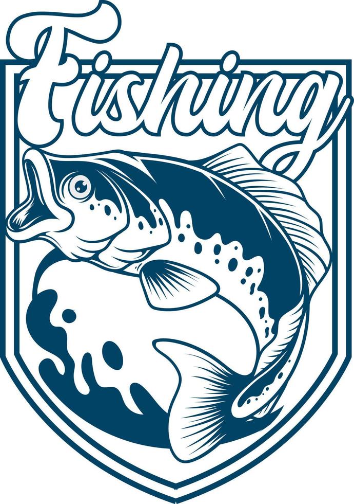 Bass Fish 1.5 vector