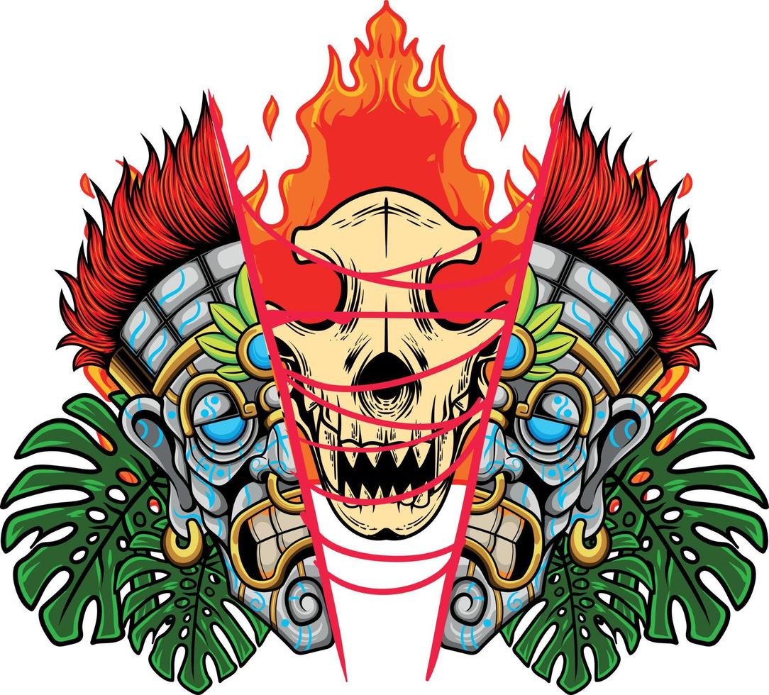 Tiki Mask 8.4 vector