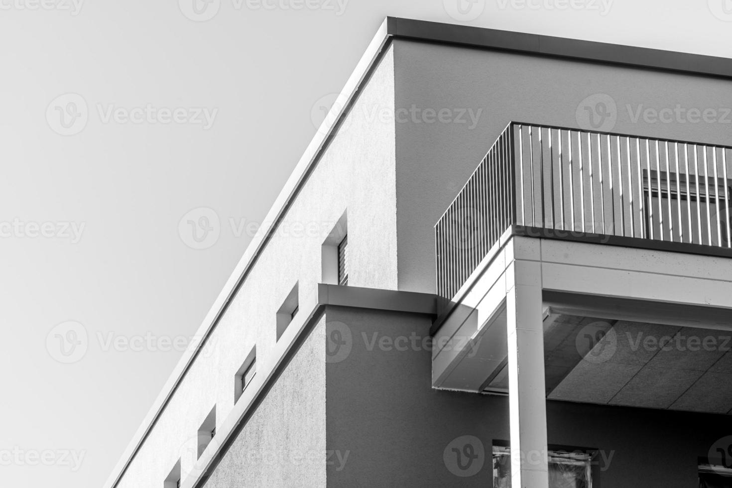 part of a modern building facade photo