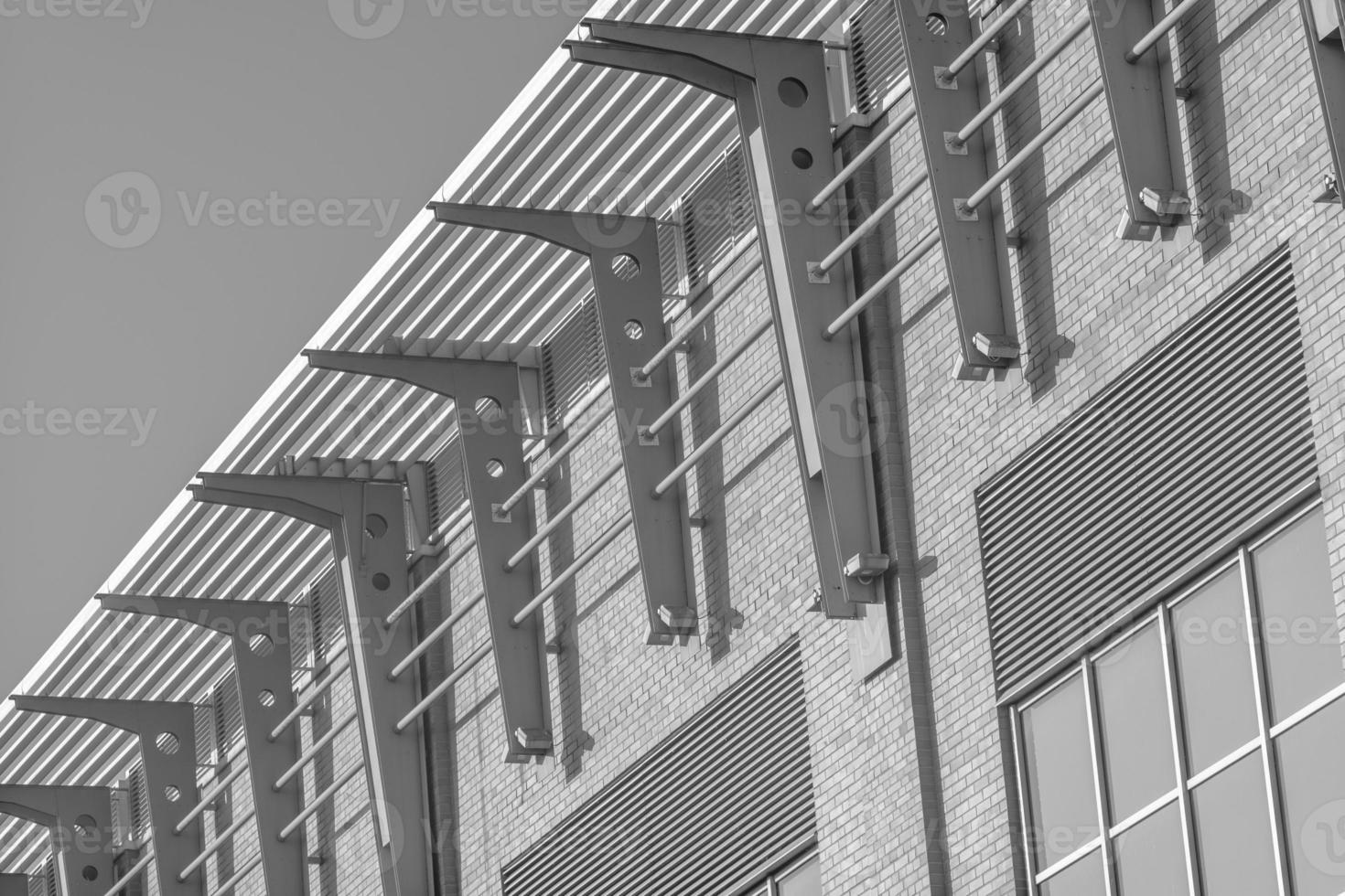 part of a modern building facade photo