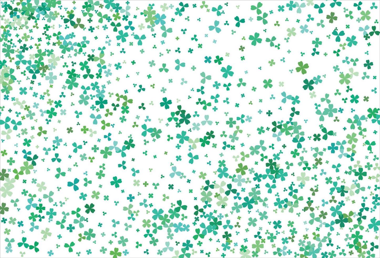 Clover backdrop. Clover leaf, St. Patrick day background vector