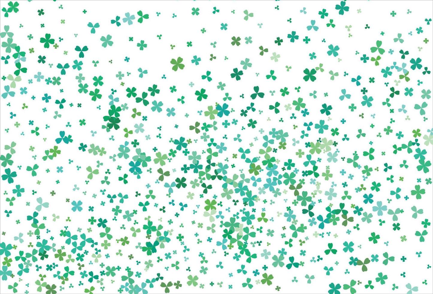 Clover backdrop. Clover leaf, St. Patrick day background vector