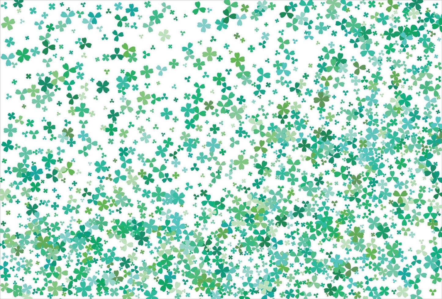 Clover backdrop. Clover leaf, St. Patrick day background vector