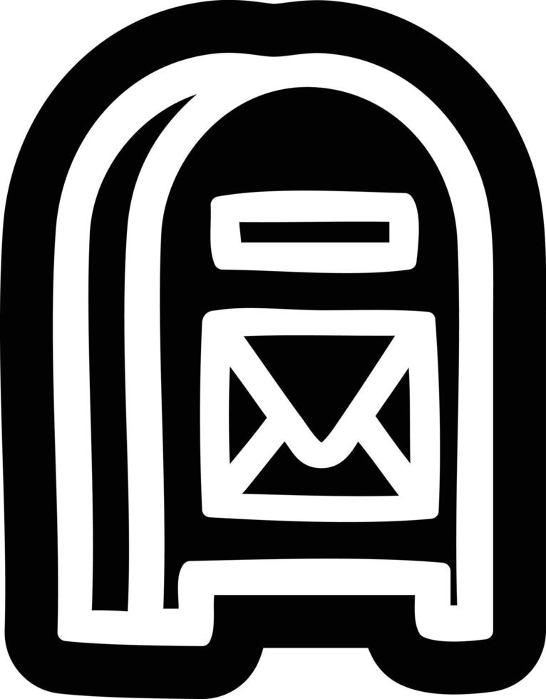 mail box icon vector