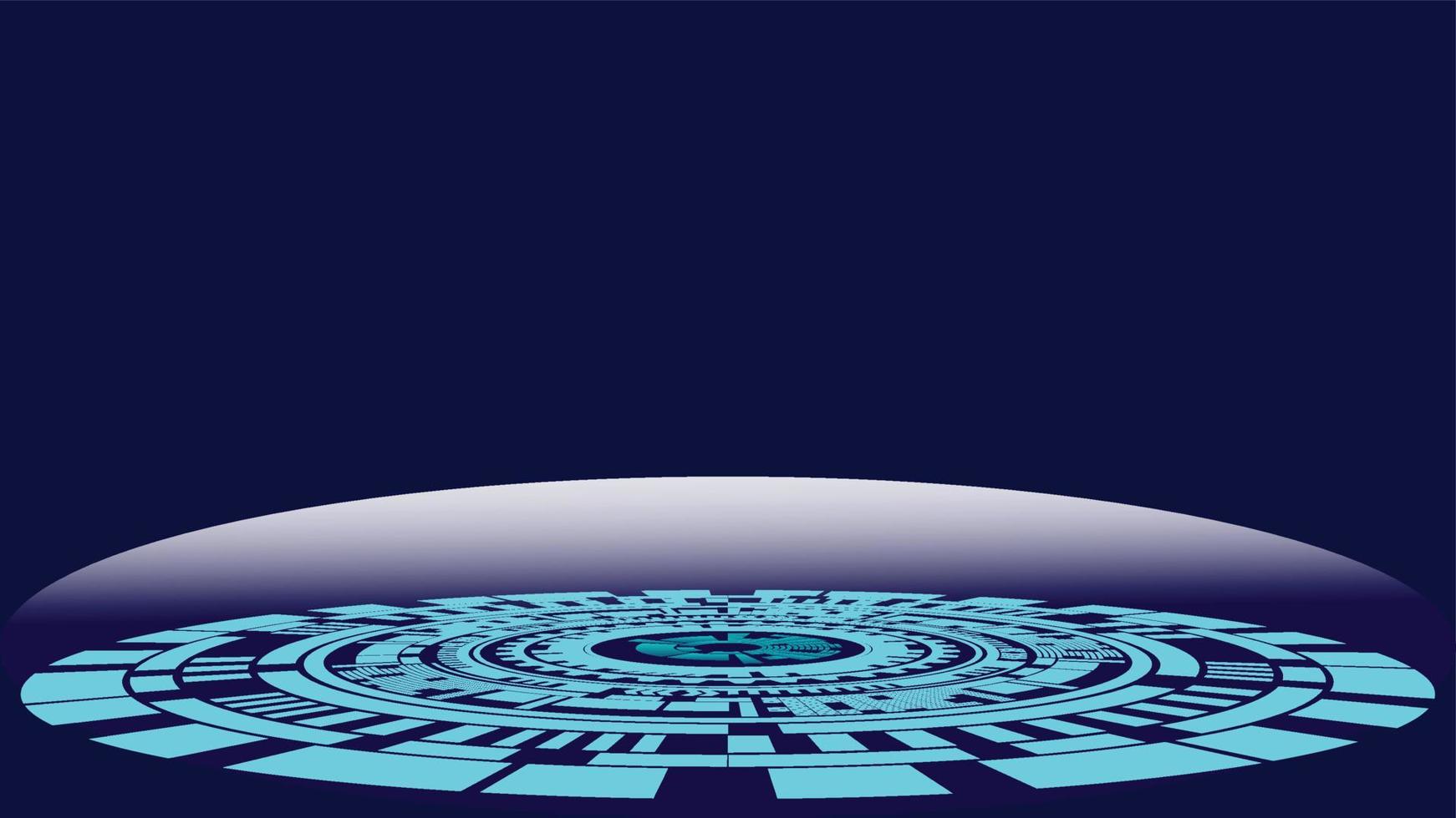 Abstract technology Hi tech communication concept futuristic digital innovation background. vector