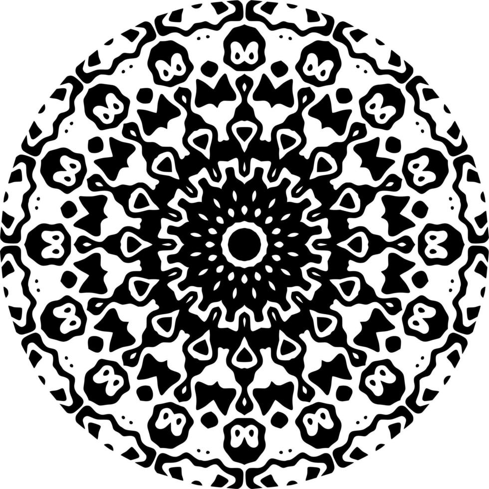 Mandala pattern decoration vector