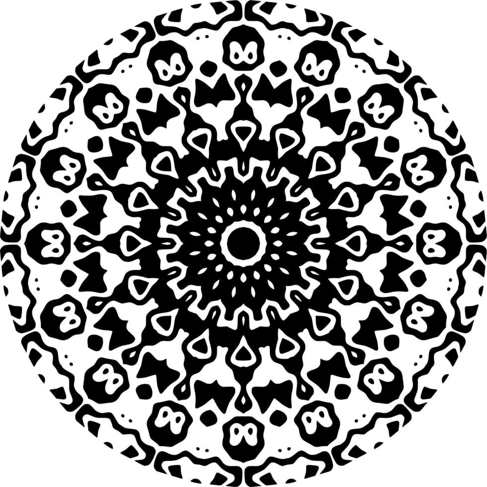 Mandala pattern decoration vector