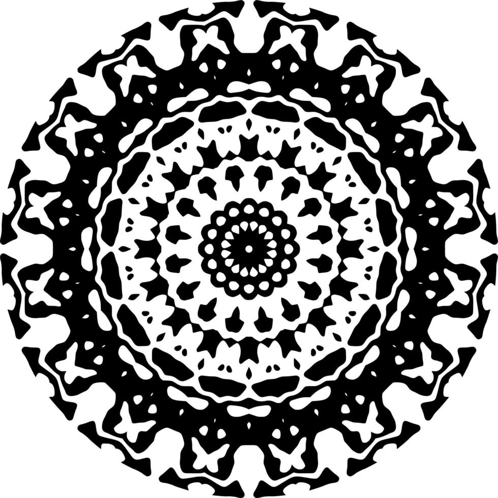 Mandala pattern decoration vector