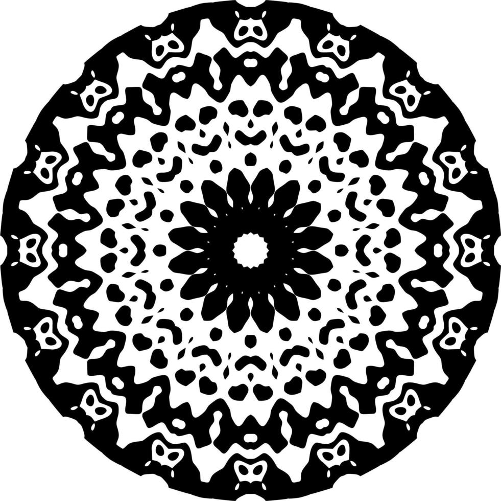 Mandala pattern decoration vector