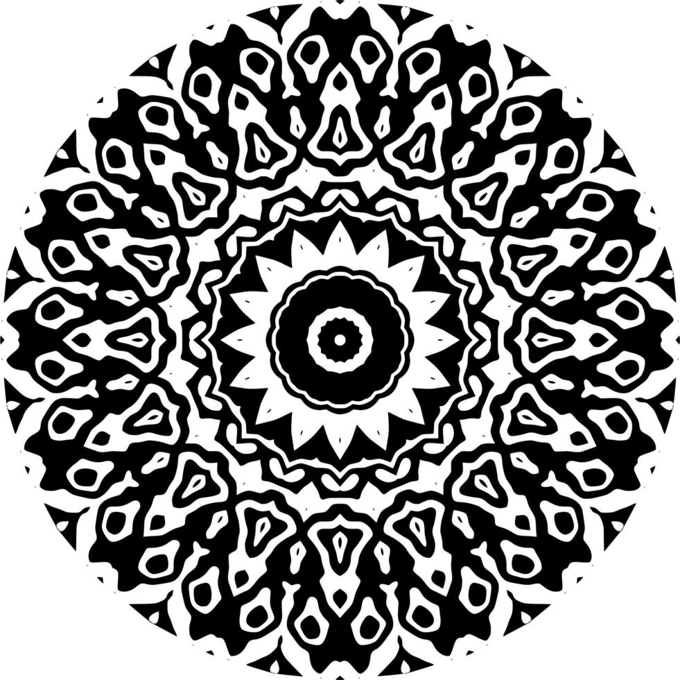 decoración de patrón de mandala vector