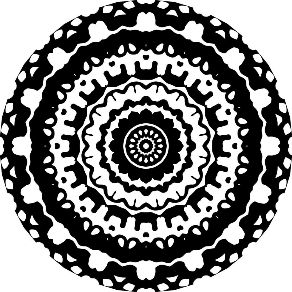 Mandala pattern decoration vector