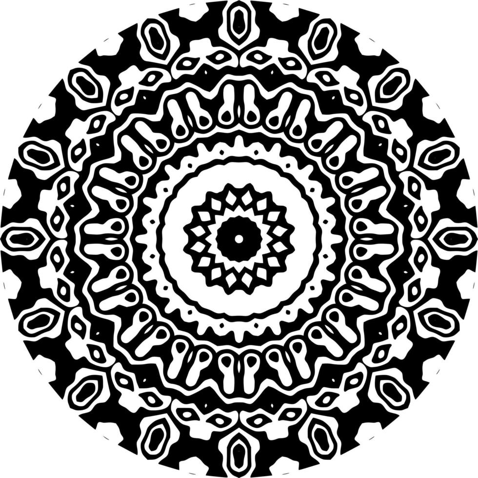 Mandala pattern decoration vector