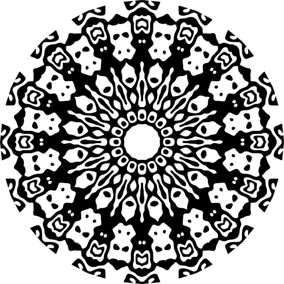 Mandala pattern decoration vector
