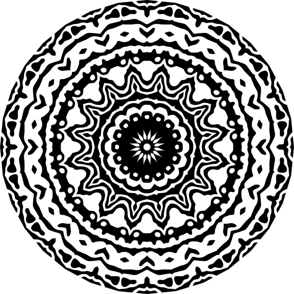 Mandala pattern decoration vector