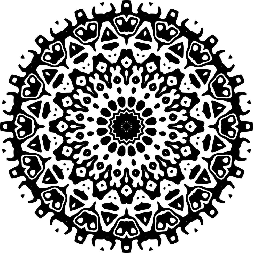 Mandala pattern decoration vector