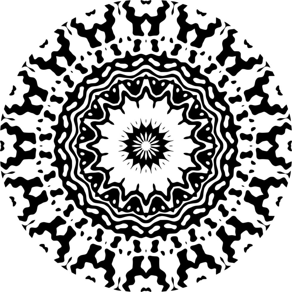 Mandala pattern decoration vector