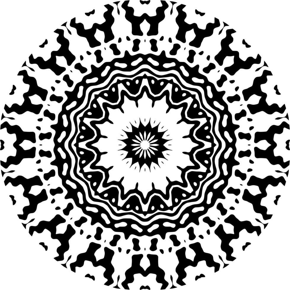 Mandala pattern decoration vector