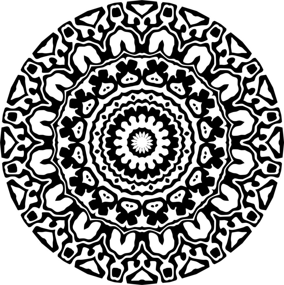 Mandala pattern decoration vector