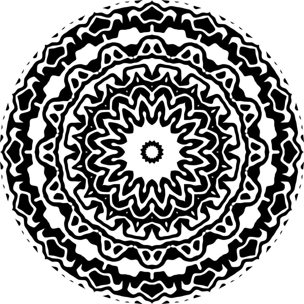 Mandala pattern decoration vector