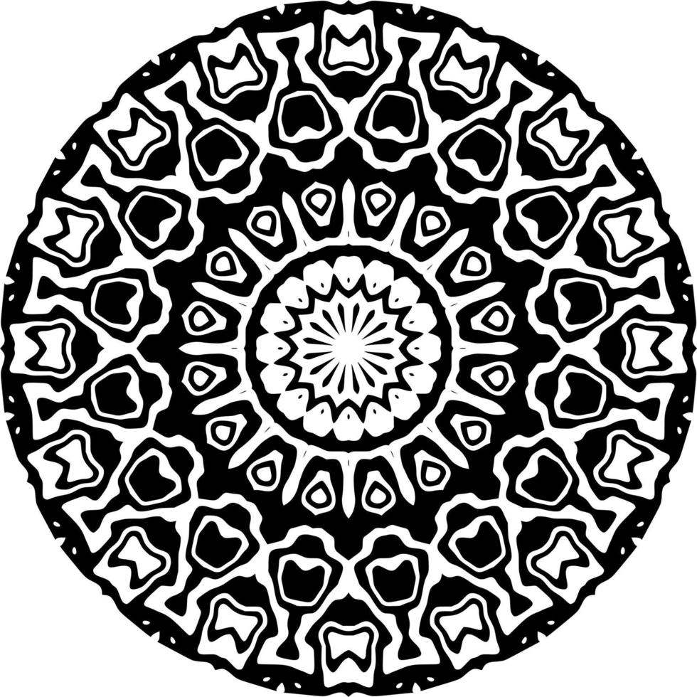Mandala pattern decoration vector