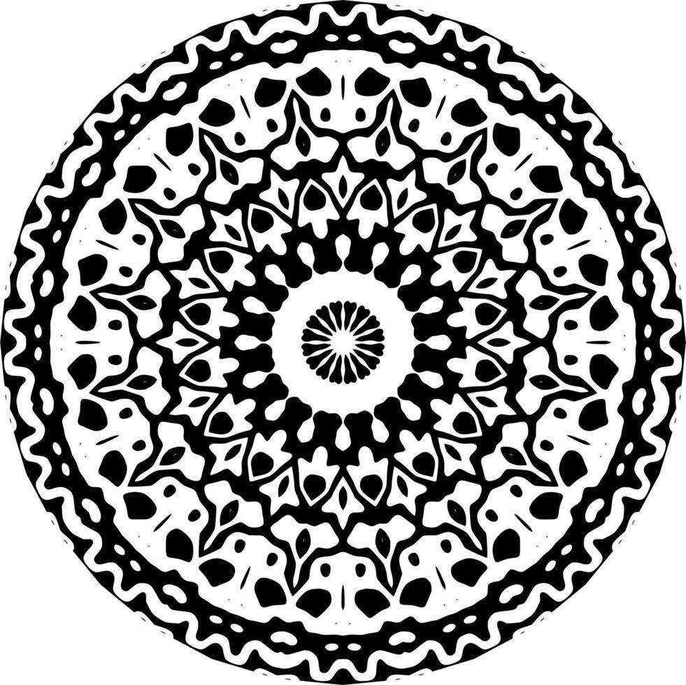 Mandala pattern decoration vector